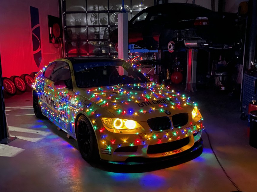 BMW E92 M3 kerstverlichting